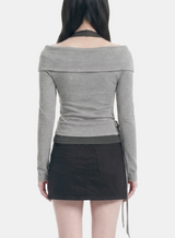 Arielle Halter Wrap Tee