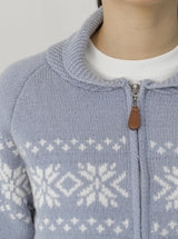 Snowfall Knit Zip-Up