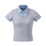 Rielle Layered Collar Tee