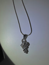 Snake cross necklace