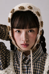 ブークレフラワーボンネット [Beige]