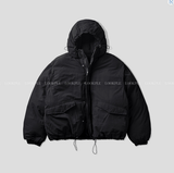  Burnley Curve String Hooded Padding