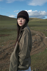 Regular half-neck night jacket (3color)