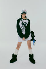 ラグランロングスリーブTシャツ_ブラック