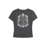 エンジェルウィンググラフィックスリムTシャツ
