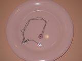 gleaming tiny star necklace [pink]