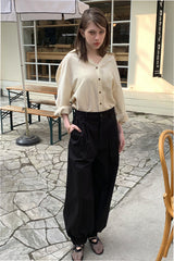 TWO-TUCK JOGGER PANTS_BLACK