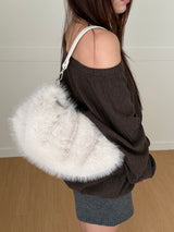 2way puppy bag white