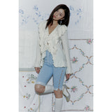 SIDE HOLE CAPRI PANTS_LIGHT BLUE