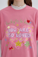 Loved Tシャツ アトリエキット [ピンク]