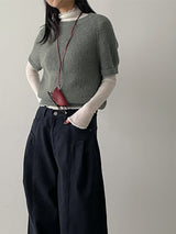 734 Peach Balloon Wide Pants