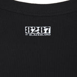 8287 Logo Crop Tank Top (Black)