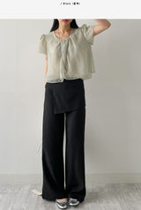 Mahal Wrap Semi-Wide Slacks