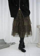 CANCAN SHA MIDI SKIRT (3color)
