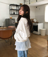 キャシーシースルーフリルスカート