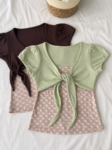 Pink Dot Bolero Tee