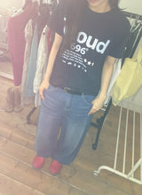 バル ドット レタリング セミクロップ ショートスリーブ Tシャツ