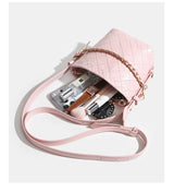 Classic Tweed Quilted Chain Bag - A must-have tweed shoulder bag for formal looks