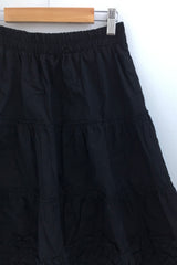Flare some cotton frill skirt