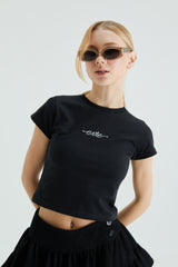 EVIE ベイビーTシャツ ブラック