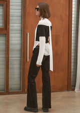 SHEER TIE BLOUSE