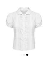 Arelia Frill Button Blouse