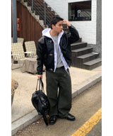 ヴィンテージピンタックカーブパンツ