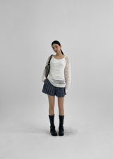 [MADE] Polyp Linen Stripe Banding Shorts