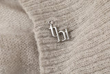 Angel shawl bolero - beige gray 