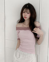 [MADE] Blair Lace Off-Shoulder Top