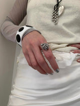 [Influencer] Silver grapes ring