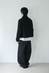 buckle neck field jacket