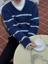 ASCLO Angora Arm Warmer V Neck Knit (4color)
