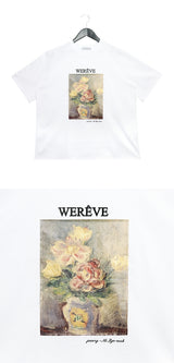 シルケットコットン ペオニーTシャツ
