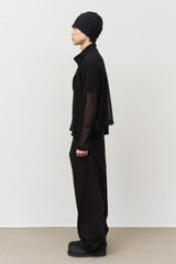 Ien Herringbone Curved Pants