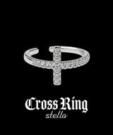Stella Cross Cubic Ring