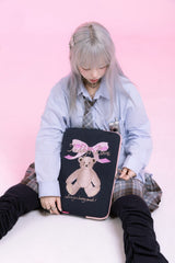 Teddys iPad/ラップトップ 15インチ (ネイビー)