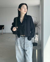 Rody texture layered blouse