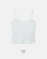 #AN Lace Strap Cap Sleeveless (3color)