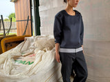 Arc Blouse 001 (charcoal)