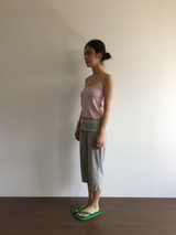 Over-banded Capri Pants (3color)