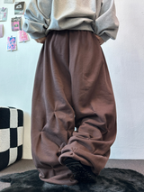 パンチングルーズヒップストリートロングパンツ 💙🤎2COLOR