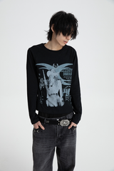 SEXXDEVIL "COMBAT" Graphic LS TEE