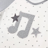 メロディースター ラグランTシャツ - WHITE