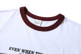 Cloud Neck Expression Tee (White)