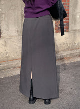 [SHOPPERMADE] Classic Mood Low-rise Maxi Skirt (2color)