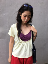 Mellow Deep U-Neck T-Shirt (3color)