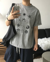Fish Print Short Sleeve