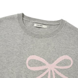 KIRSH プレーンリボンチェリーニット [GRAY]