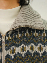 NE High Neck Nordic Zip-up